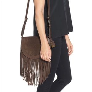 EUC Frye Fringe Crossbody Purse